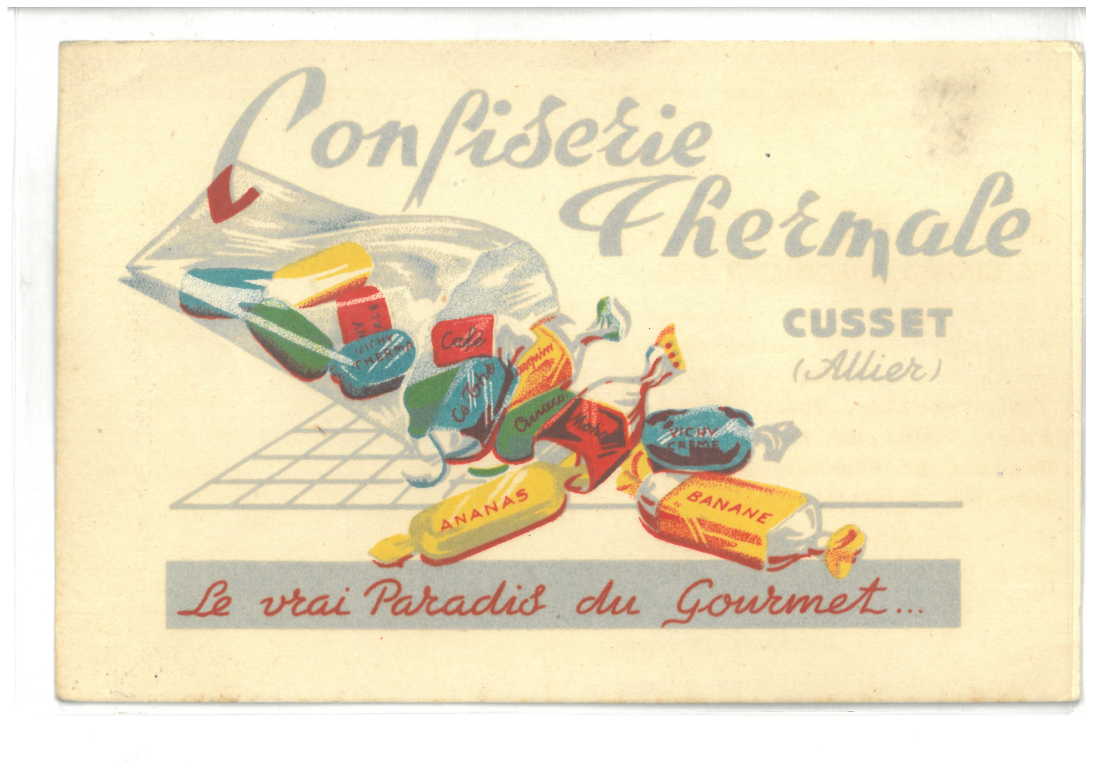 Confiserie Thermale de Cusset_Publicité