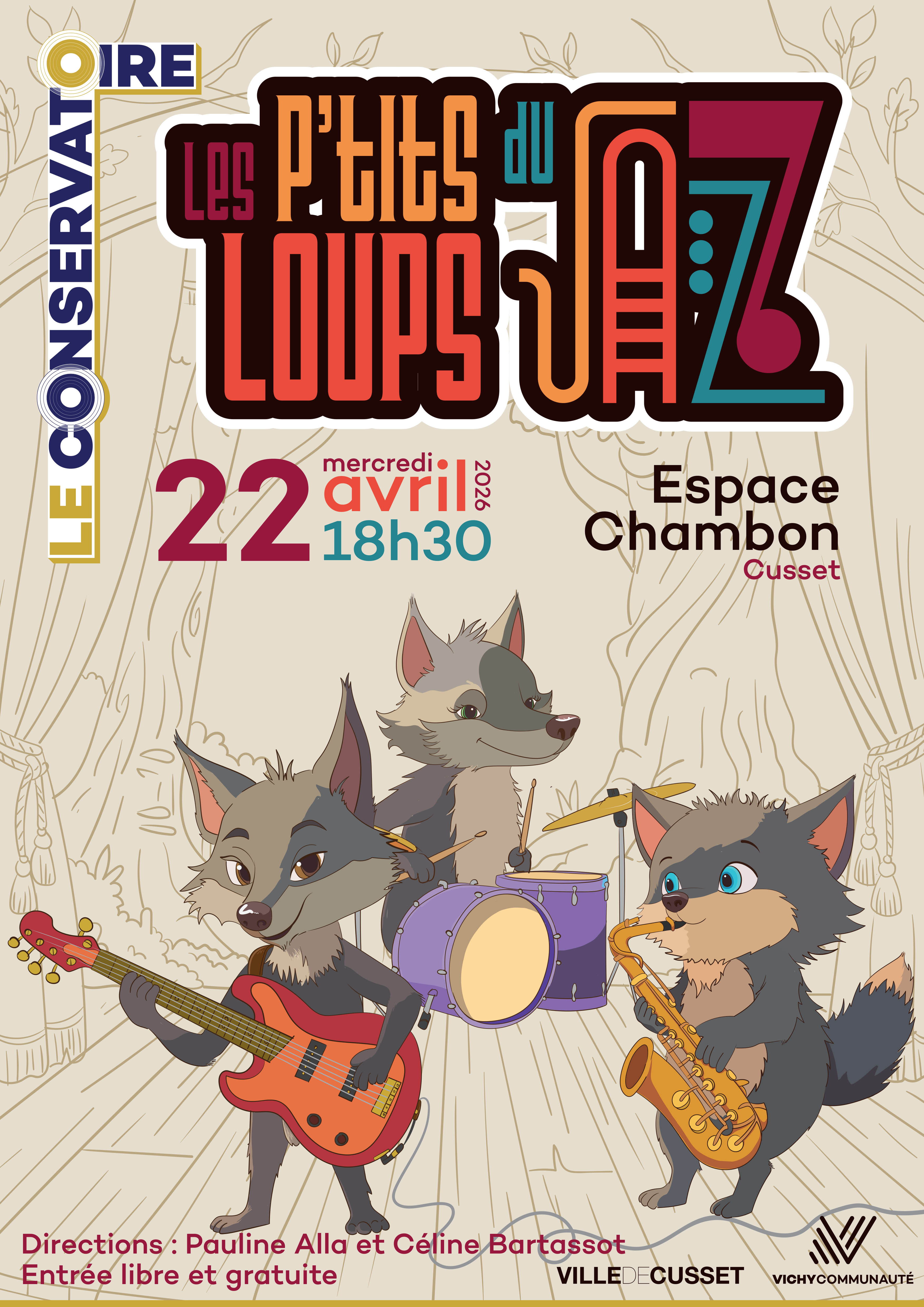 A3 - Affiche - Lezs Ptits Loups du Jazz
