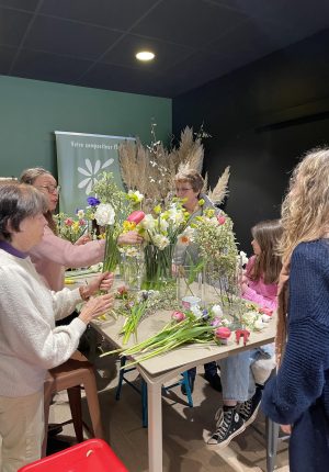 Atelier bouquet de fleurs locales