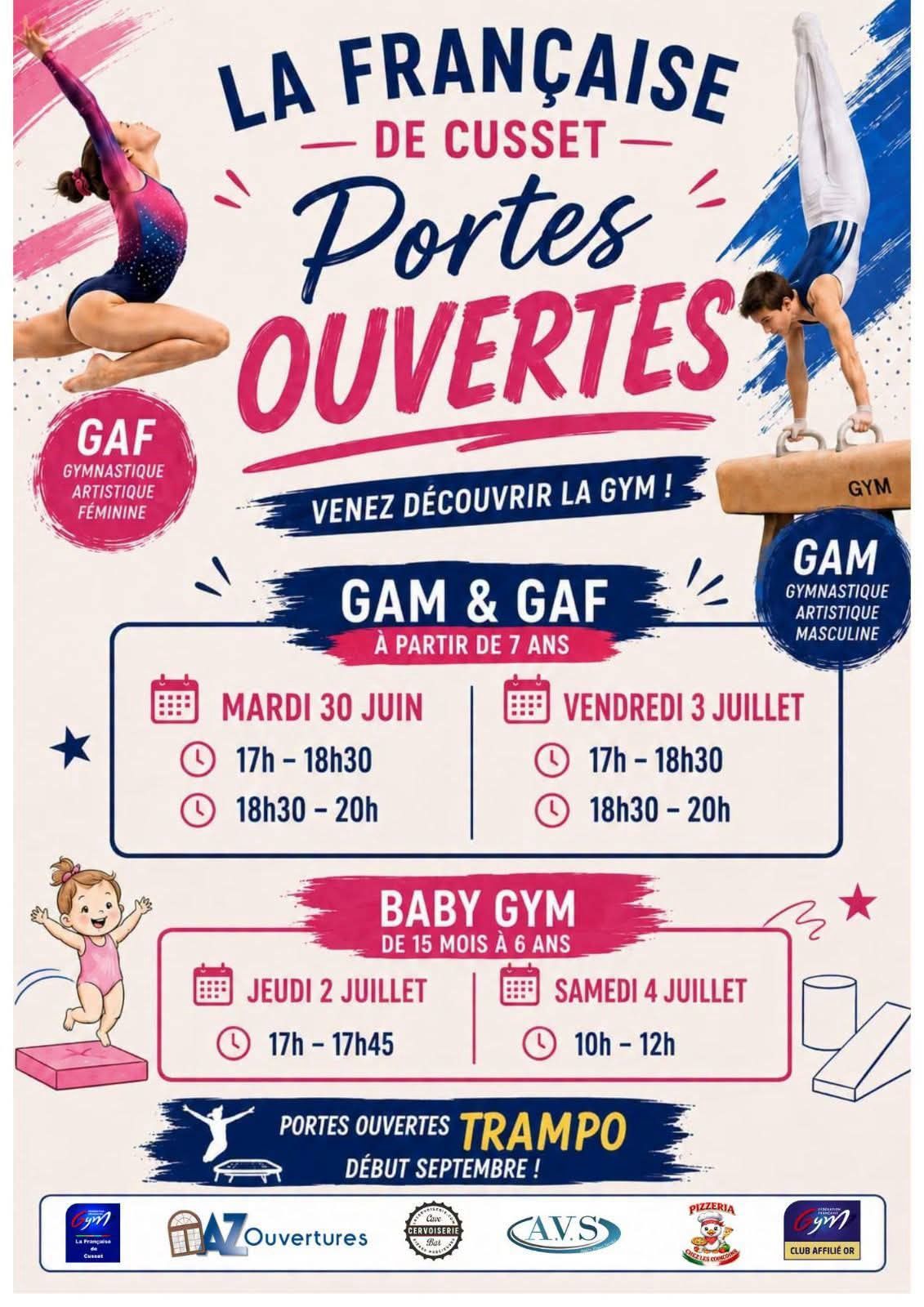 Portes ouvertes • Gymnastique La Française