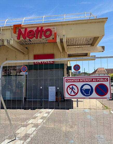 Fermeture de Netto : la Ville de Cusset se mobilise