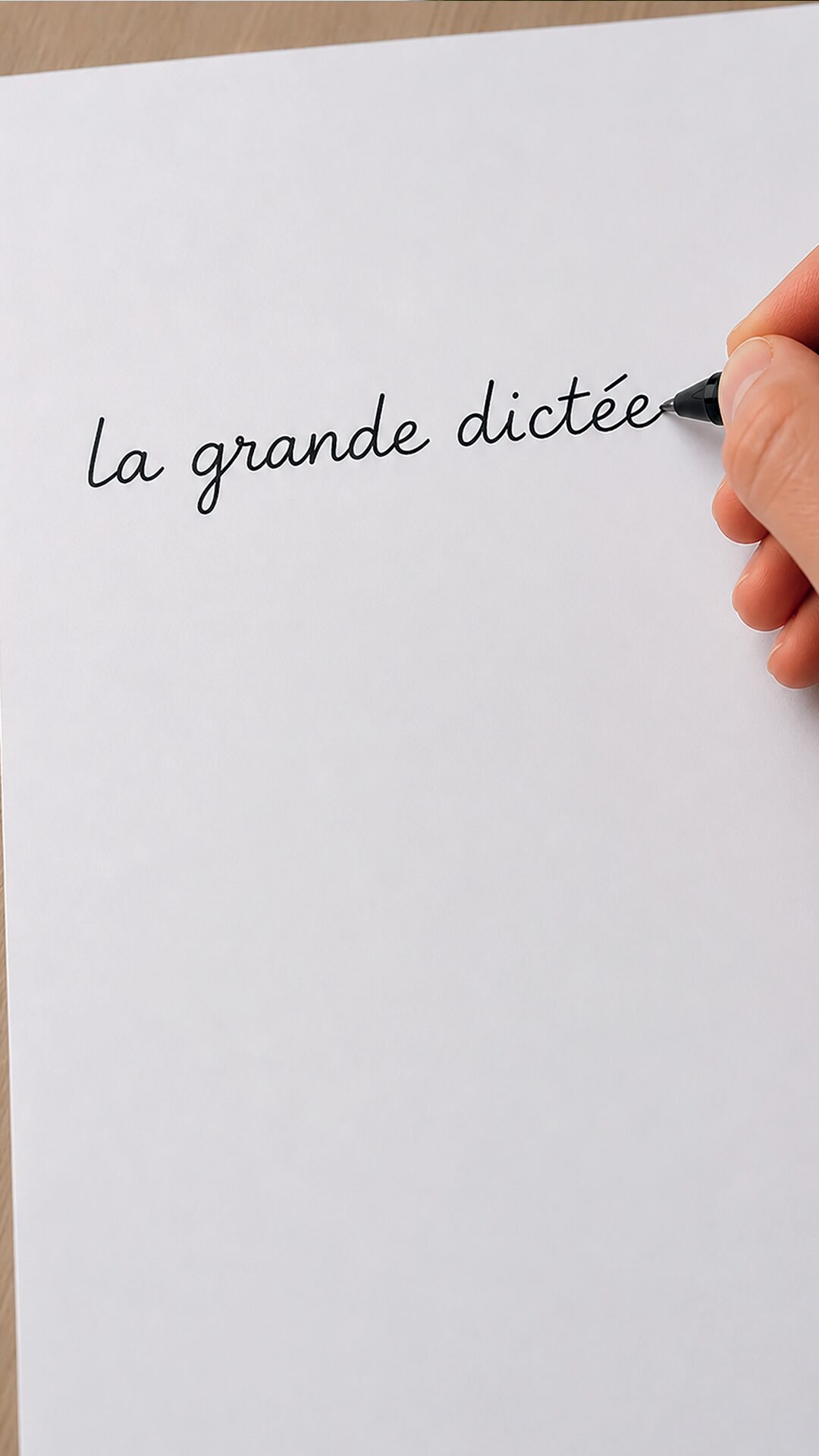 la grande dictée